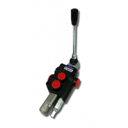 ROZDZIELACZ HYDR. 1SEKCJA 80L ZATRZASK + PRZYŁĄCZA